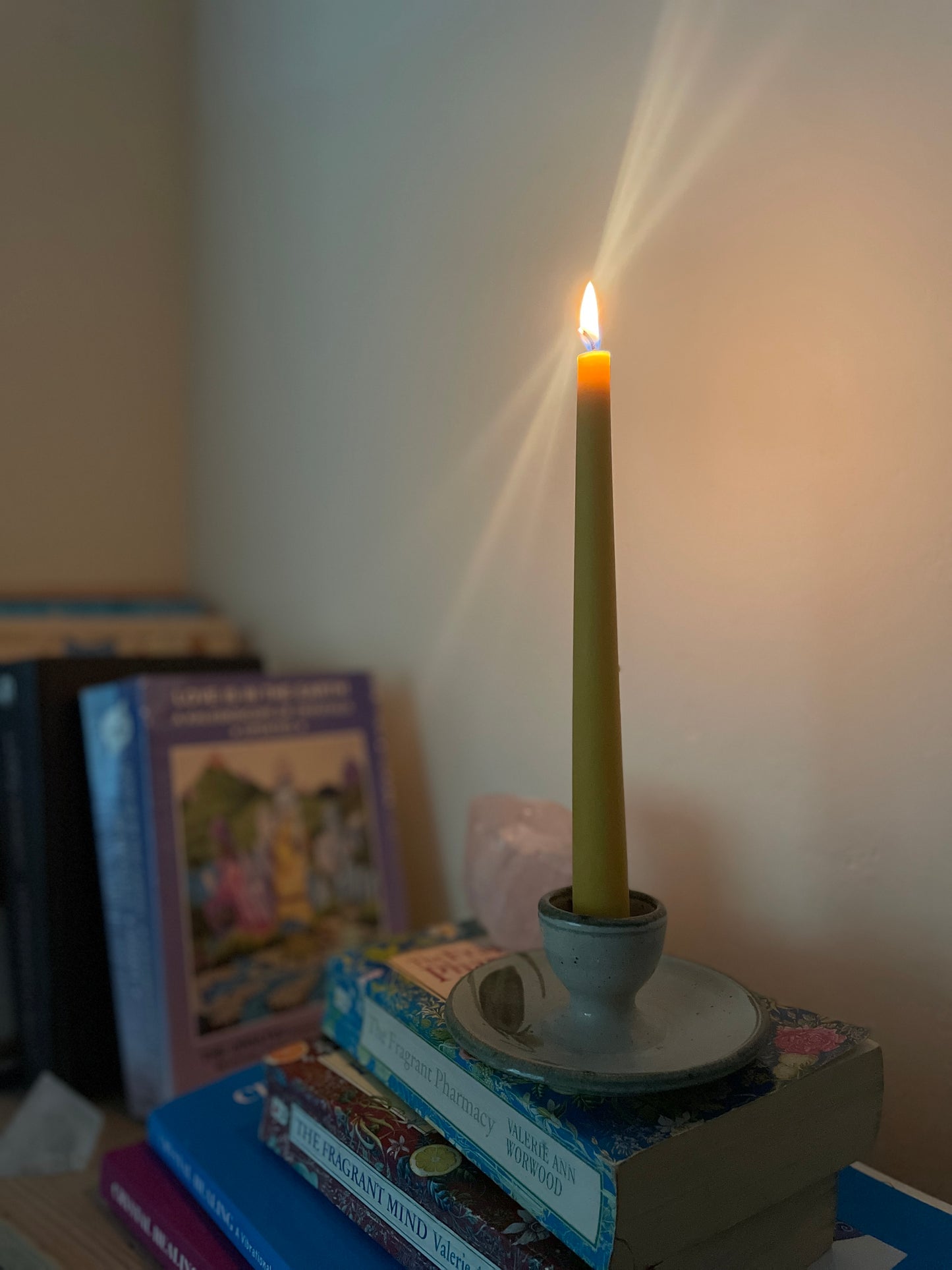 10-Inch Pure Beeswax Dinner Candles